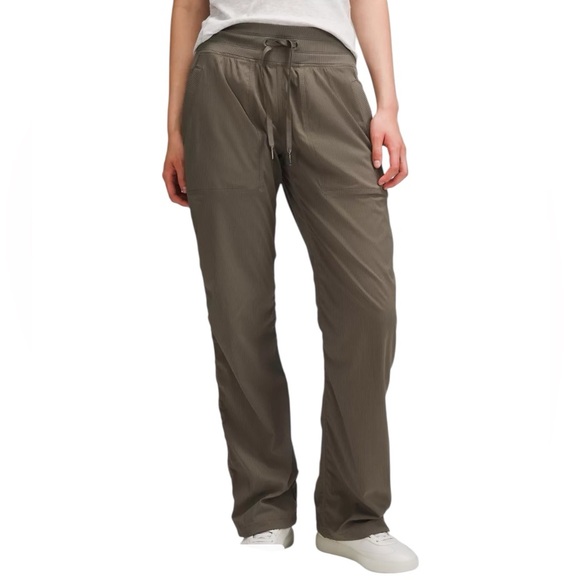 Lululemon Dance Studio Mid-Rise Pant Full Length Olive Green Size 4 - Picture 1 of 15